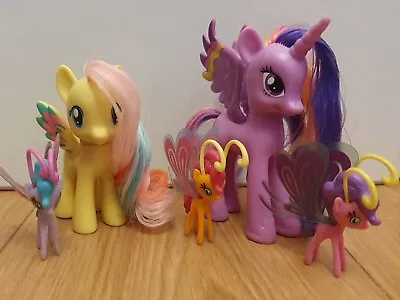 Buy My Little Pony Fluttershy & Twilight Sparkle + Breezies Figures G4 | Used • 16£