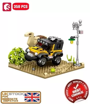 Buy Fits Legos Technic Car Land Rover Dakar Off Road Building Blocks Boy Toy Gift • 16.99£