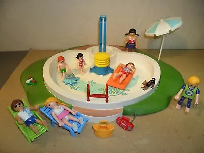Buy PLAYMOBIL SWIMMING POOL (For Dolls House Garden,Shower,Figures) • 7.99£