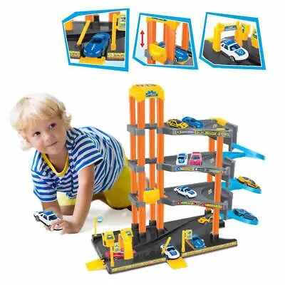 Buy Kids Super Parking Play Set With Garage Petrol Station Indoor Outdoor Fun Games • 19.99£