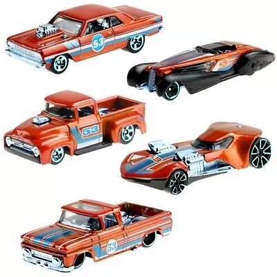 Buy Hot Wheels Orange & Blue 53rd Anniversary Diecast Toy Cars  • 7.49£