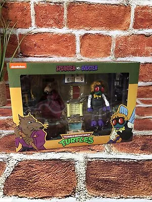 Buy NECA Teenage Mutant Ninja Turtles Splinter Vs. Baxter Figures Set • 79.95£