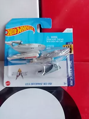 Buy Hot Wheels U.S.S. ENTERPRISE NCC-1701 Star Trek 2024 4/250 HW Screen Time 2/10  • 5.50£