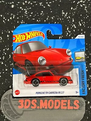 Buy 2024 Porsche 911 Carrera Rs 2.7 Red Hot Wheels 1:64 **combine Postage** • 3.95£