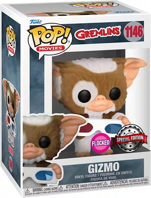 Buy Gremlins - Gizmo 1146 Special Edition Flocked - Funko Pop! - Vinyl Figure • 14.36£