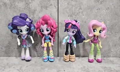 Buy My Little Pony Equestria Girls Minis Slumber Party Doll Bundle Rarity Fluttershy • 39.99£