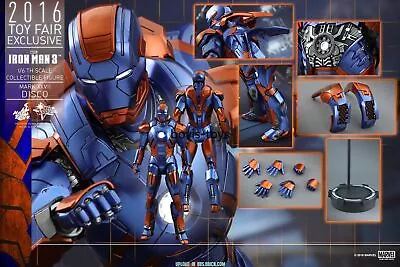 Buy New Hot Toys MMS371 Iron Man 3-Iron Man MK27 Disco 1/6 Scale Collector's Figure • 318.59£