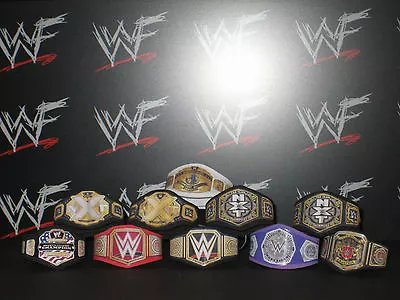 Buy 10 X Custom WWF WWE NXT Title Belts For Hasbro Mattel Retro Wrestling Figures • 8.99£
