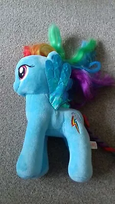 Buy My Little Pony 10  Ty Rainbow Dash Plush Soft Toy Teddy Hasbro 2014 • 17.99£