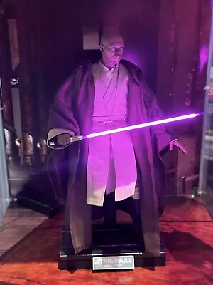 Buy Hot Toys Star Wars Attack Of The Clones MMS681 Mace Windu Pre Owned CCFL Saber • 375£