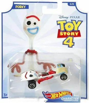 Buy Hot Wheels Die-cast Metal Disney Pixar Toy Story 4 Forky Character Cars • 3.10£