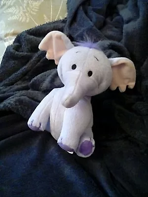 Buy Fisher Price SOFT TOY Lilac Colour Elephant  7  Talk Approx Good Used Cond (bg3) • 8.50£