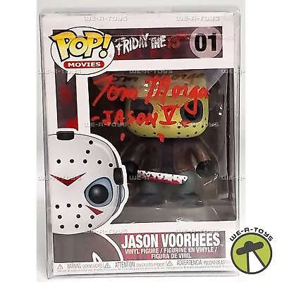 Buy Funko Pop Friday The 13th Jason Voorhees Figure #01 Signed By Tom Morga NRFB • 103.13£