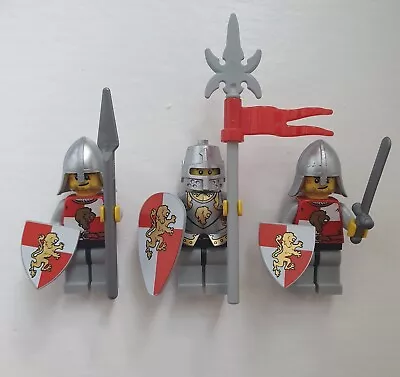 Buy LEGO Castle Kingdoms Lion Knights Minifigures Job Lot Of 3 • 21.80£