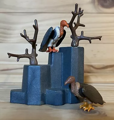 Buy Playmobil Vultures With Scenery Western/ Safari/ Zoo Birds/ Animals • 10.99£