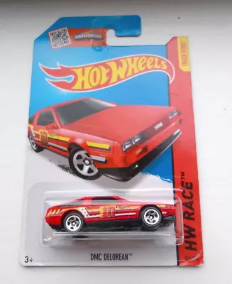 Buy 1/64 Hot Wheels DMC DeLorean Red Long Card • 4.49£