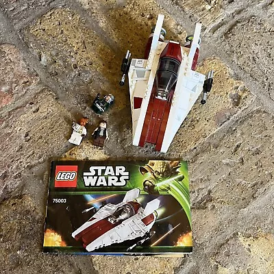 Buy LEGO Star Wars: A-Wing Starfighter 75003 With Cool Figures *as Seen In Photos* • 33£