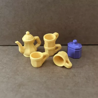 Buy Playmobil Tea Coffee Set Teapot Cups, Victorian Kitchen Dolls House Spares A2 • 4£