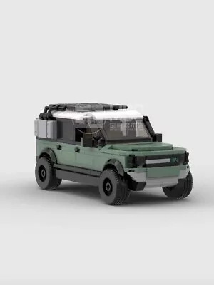 Buy LEGO Car MOC: Land Rover Defender 110 P400 Khaki • 52.07£