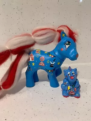 Buy My Little Pony G1 Vintage Custom OOAK Circus Pony & Circus Spike The Dragon • 40£