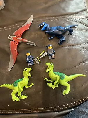 Buy Lego  Jurassic Park Bundle Guards  Pterodactyl Raptors Exc Condition • 25.99£