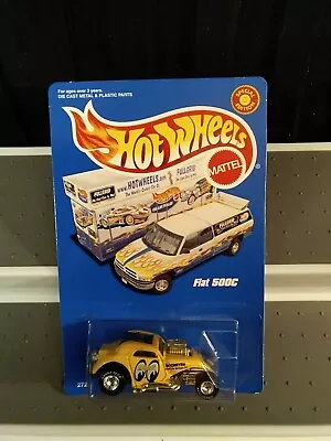 Buy Hot Wheels 1.64 Mooneyes Fiat 500c  Carded Rare It Will Come In A Protector • 16£