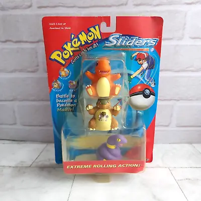 Buy Pokemon Sliders Figure Set - New Sealed - Charmander, Kangaskhan, Ekans • 29.99£