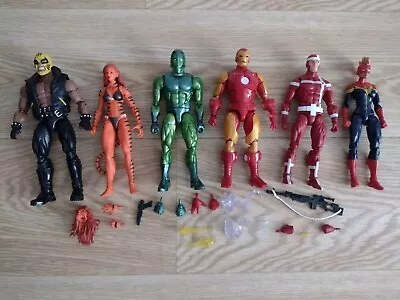 Buy Hasbro Marvel Legends Rage Tigra Captain Marvel Iron Man Guardian Crossfire • 20£