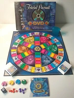 Buy Trivial Pursuit DVD Board Game Parker Hasbro 2006 Complete Set Made In Ireland • 10.87£