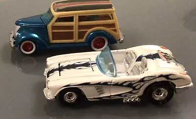 Buy Hot Wheels 2 X Super Treasure Hunts - ‘37 Ford ‘Woody’ & ‘58 Corvette (Special) • 25.99£