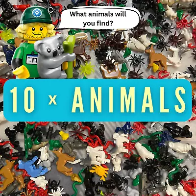 Buy LEGO Animals Bundle 10 X Job Lot Set - Dog Snake Cat Parrot Owl Frog Mouse Farm • 7.99£