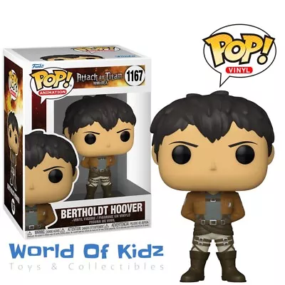 Buy FUNKO POP: ANIMATION ATTACK ON TITAN- BERTHOLDT HOOVER #1167- Vinyl Figure • 12.89£