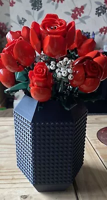 Buy Lego Compatible Display Vase For Lego Bouquet Of Roses- Flowers • 19.99£