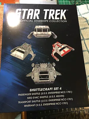 Buy Eaglemoss Star Trek Starship Shuttlecraft Set 3 New In Box • 60.58£