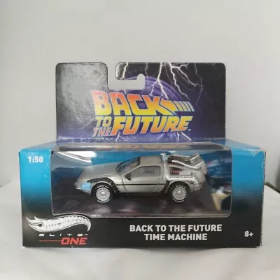 Buy Hot Wheels Elite One Back To The Future Time Machine 1:50 New In Box • 39.50£