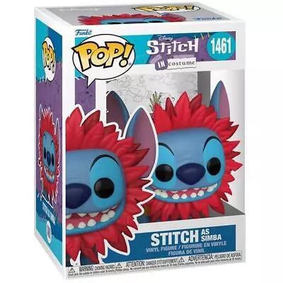 Buy Funko Pop! Disney Stitch In Costume As Simba - 1461 • 19.99£