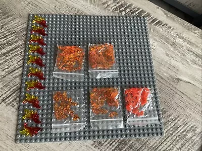 Buy Lego Lot Genuine 110 Fire/flame Parts • 3£