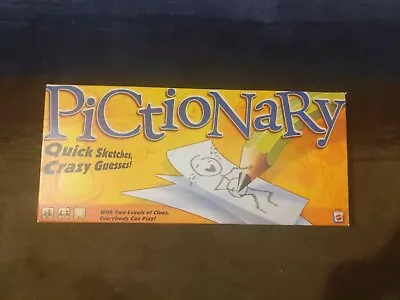 Buy Pictionary Board Game Quick Sketches Crazy Guesses Mattel 2010  • 0.99£