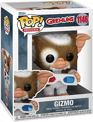 Buy Funko POP Movies 1146 Gremlins Gizmo With 3D Glasses Vinyl With Pop Protector • 16.99£