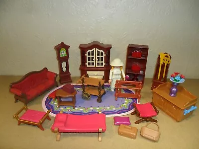 Buy PLAYMOBIL VICTORIAN FURNITURE (For Dolls House,Bundle,Edwardian Lounge) • 11.99£