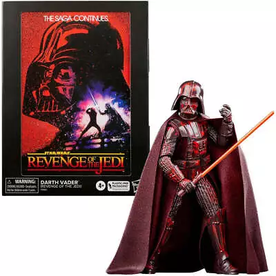 Buy Star Wars Darth Vader Action Figure Black Series 6  Toy (Revenge Of The Jedi) • 46.95£