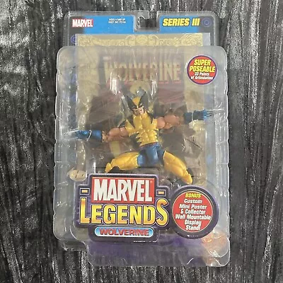 Buy Marvel Legends Series III  3 Wolverine Foil Poster Toybiz BNISB • 30£