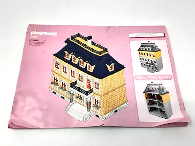 Buy Playmobil 5301 Victorian Mansion Instruction Manual- Complete • 5£