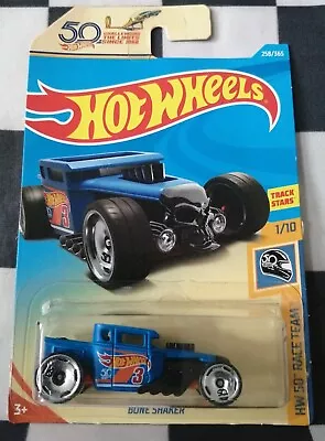 Buy 2018 Hot Wheels Bone Shaker HW 50th Race Team Long Card 258/365 #1/10 • 6.95£