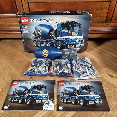 Buy LEGO TECHNIC: Concrete Mixer Truck (42112) With Box & Instructions.  • 59.99£