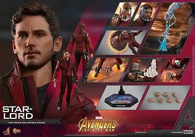 Buy New Hot Toys MMS539 Avengers Infinity War Star-Lord 1/6 Collectible Figure • 169.99£