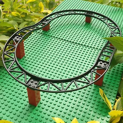 Buy ⭐LEGO 6x Roller Coaster BLACK Pieces To Make Big Dipper Track Layout With Ramps • 25.99£