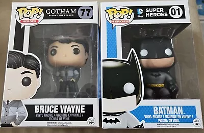 Buy Bruce Wayne No. 77 And BATMAN No.1 - Funko Pop Vinyl  • 13£