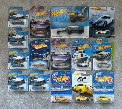 Buy Hot Wheels Job Lot Of 15 Jdm Road Trippin Toyota Nissan Honda Scania Ford Zamac • 26£