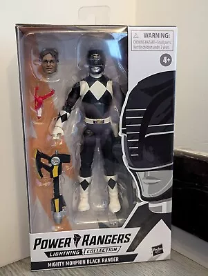 Buy NEW Power Rangers Lightning Collection - Mighty Morphin Black Ranger Zack Boxed • 22.50£